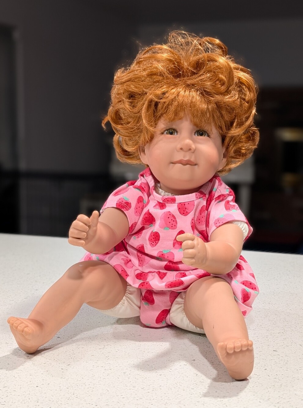 1997 Pat Secrist Doll Vintage Realistic Red Hair Ginger LifeLike Girl Weighted